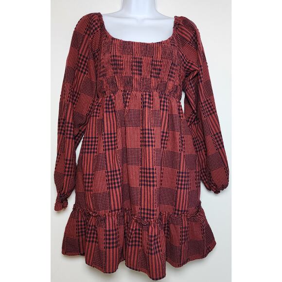 &merci Dresses & Skirts - &MERCI Cottagecore Boho Prairie Babydoll Peasant Dress Small